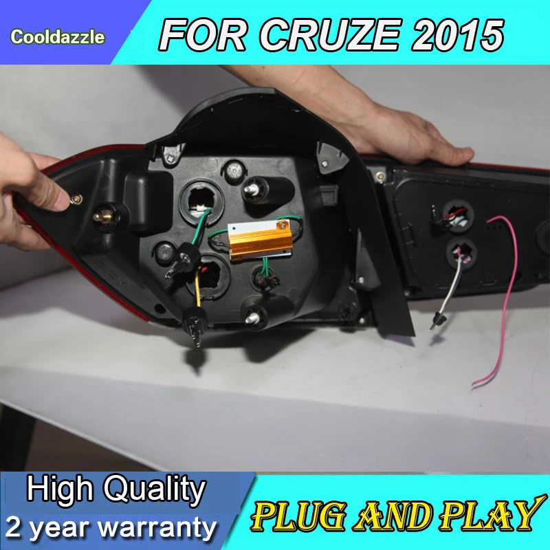 Для CHEVROLET 2015 год Cruze Светодиодные ленты сзади светильник светодиодный задний