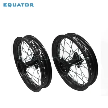 

motorcycle parts Pit bike Rims 12mm 15mm hole 2.15 x 12inch & 3.00 x 12"inch front and rear wheel dirt bike KTM CRF