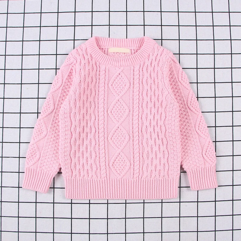 Детский свитер; Одежда для мальчиков и девочек; вязаная верхняя одежда с длинными рукавами; осенние детские свитера; мягкий пуловер для малышей; топы для малыша