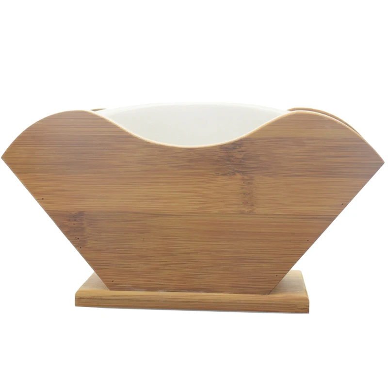 V60 Coffee Filter Paper Holder Disposable Paper Filter Holder Bracket Kitchen Supplies Fan-Shaped Coffee Filter Paper Holder Bam