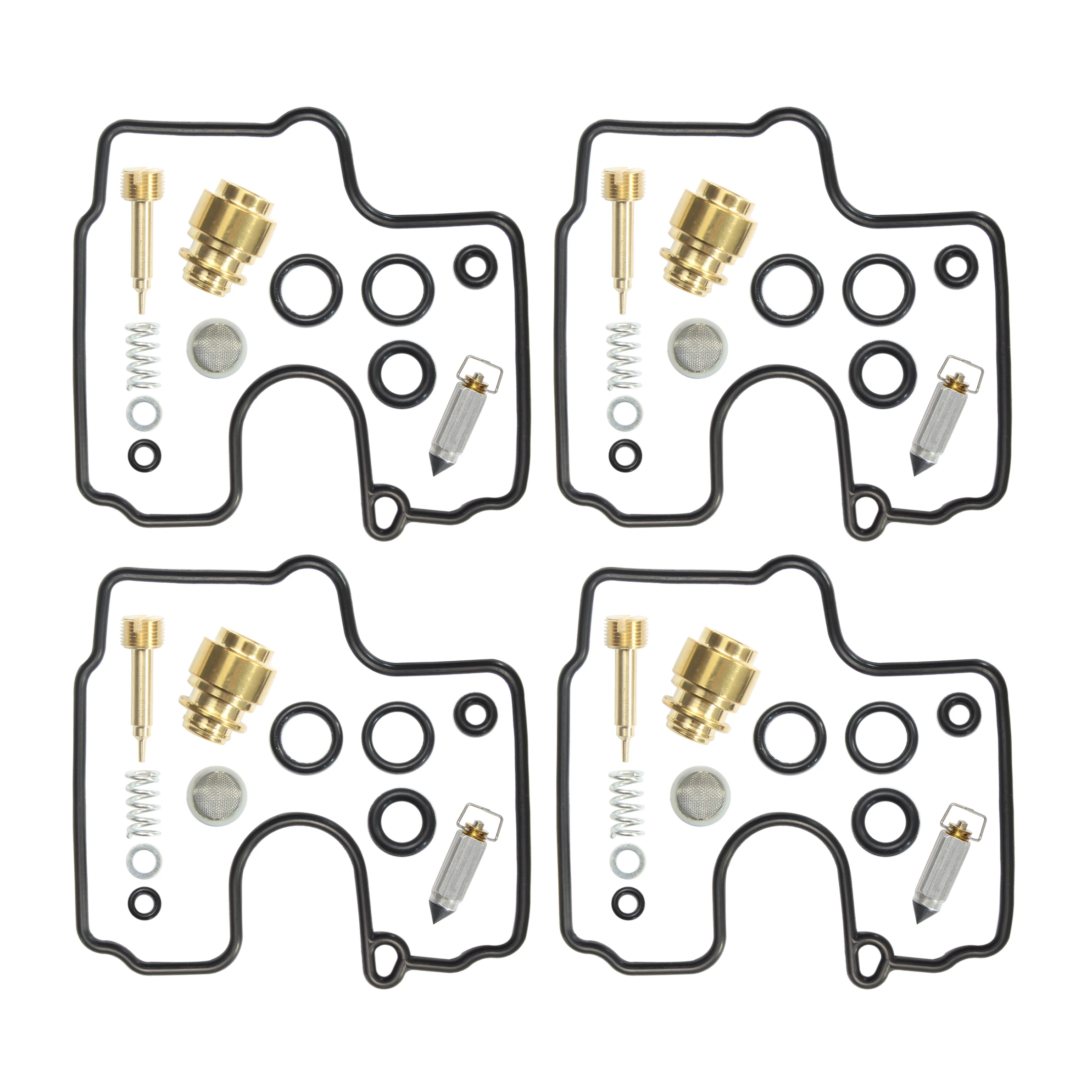 4 sets carburetor repair kit rebuild parts set for yamaha YZF-R1 1998 1999 2000 2001 yzf r1 motorcycle
