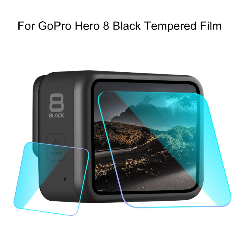 Защитная пленка из закаленного стекла для Gopro Hero 8 спортивная защита экрана