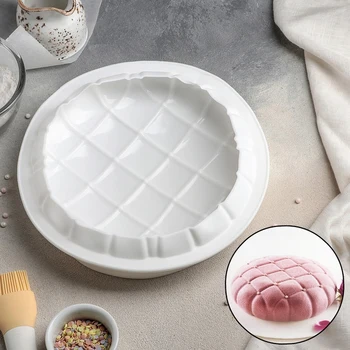 

Form for mousse desserts and pastries "Cage", 25 × 6 cm (inner d = 22 cm), white