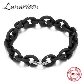 

New Heart Bead Color black Bracelets For Women Jewellery European style Bracelet Men Jewelry Diy Gift