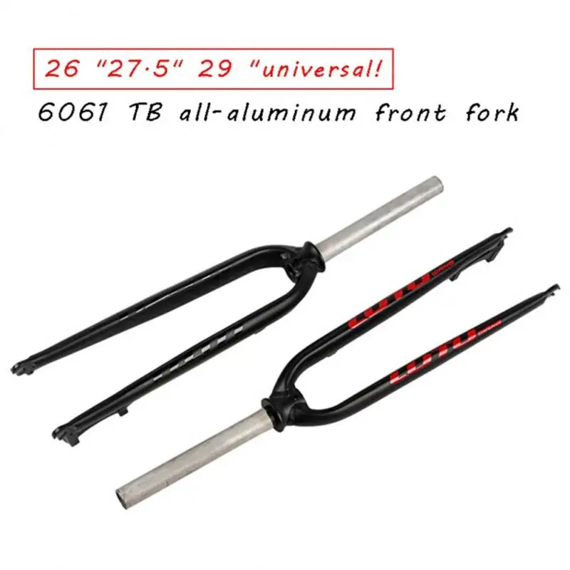 LUTU Mtb Rigid Bicycle Fork 29er 27 5 26 Frame Aluminum Disc Gravel Mountain Bike Hard Front Ultralight For Merida Giant | Спорт и
