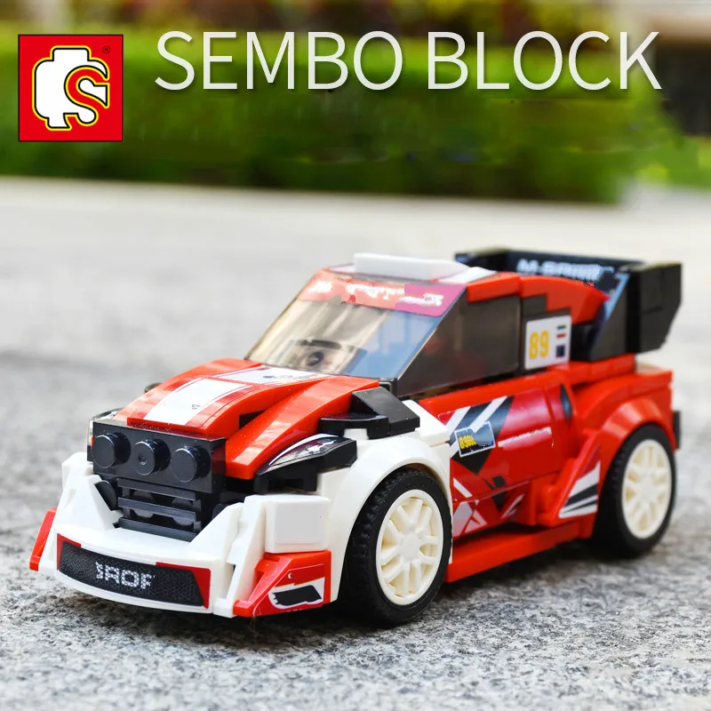 Lepinblocks DIY скоростные чемпионы гоночный автомобиль строительный блок AMG Racer Technic