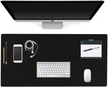 

Desk Pad Protector PU Leather Desk Mat Desk Blotters Mouse Pad Organizer Comfortable Writing Pad Desk Decor for Office and Home