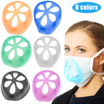 

1PC 3D Mouth Support Breathing Bracket Assist Help Inner Cushion Food Grade Silicone Holder Breathable Valve