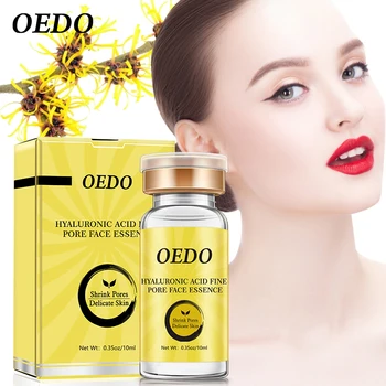 

OEDO Shrink Pores Hyaluronic Acid liquid Moisturizing Face Serum Whitening Plant Skin Care Anti Aging Anti Wrinkle Cream 10ml