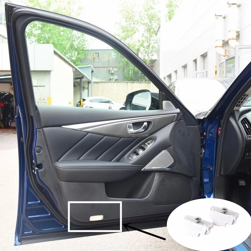 2 шт. для Nissan Patrol Y62 2010 2011 2012 2013 двери автомобиля Добро пожаловать логотип огни лазерный проектор Ghost лампа