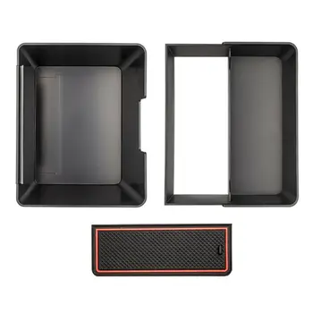 

Car Center Console 2Tier Trash Storage Box Tray Garbage Can for Tesla Model 3 solid and durable
