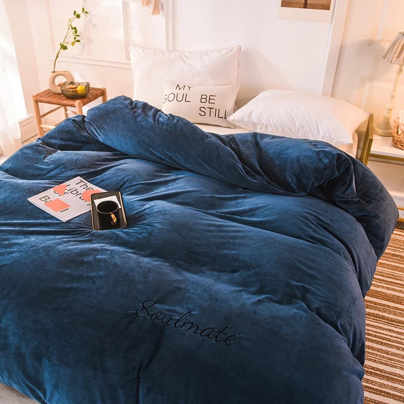 

Crystal Velvet Quilt Winter Single Double Dormitory Student Autumn And Winter Days Coral Fleece Quilt