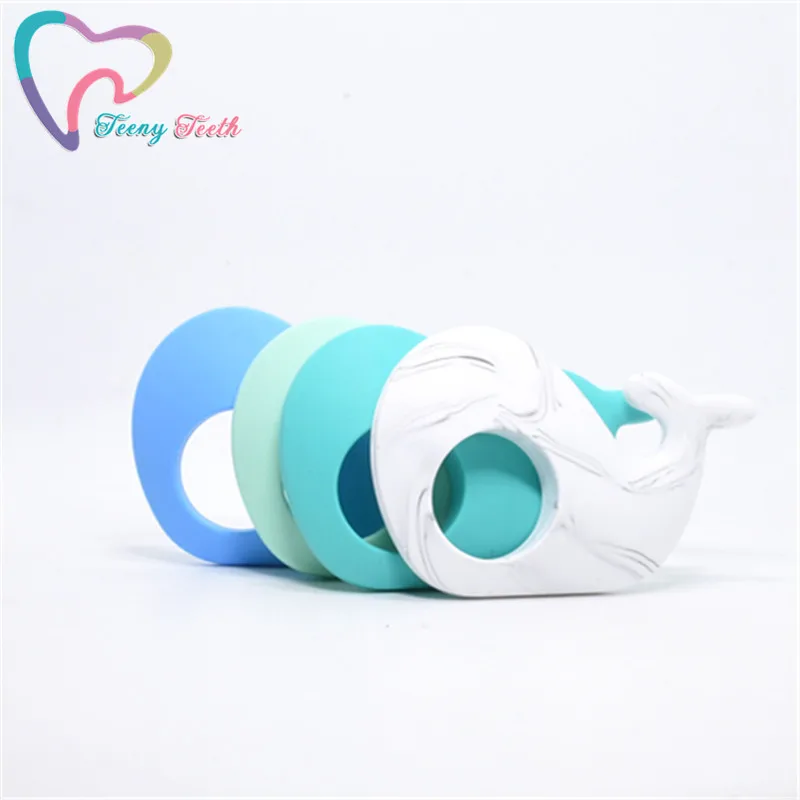 Силиконовые шарики для прорезывания зубов в виде Кита 1 шт. силиконовая игрушка