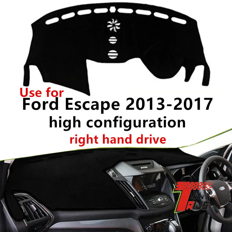 Taijs правый руль приборной панели автомобиля крышка для Ford Escape 2013- высокая конфигурация Авто приборной панели коврик для Ford Escape