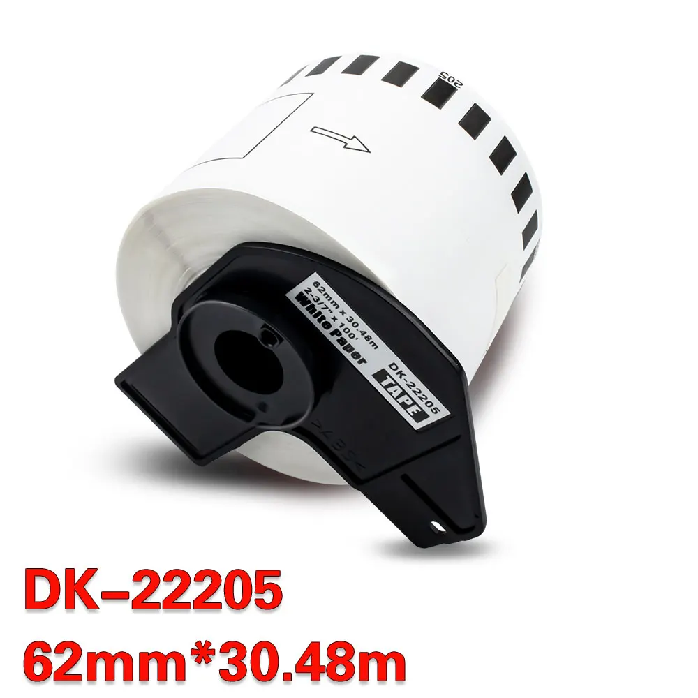 400 étiquettes par rouleau DK11201 Papier Étiquettes compatible pour Brother QL-500 QL-550 QL-560 QL-570 QL-700 QL-710W QL-720NW QL-800 QL-810W QL-820NWB QL-1050 QL-1100 QL-1110NWB 29mm x 90mm