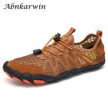 Мужская спортивная обувь большого размера, водонепроницаемые кроссовки для улицы, водонепроницаемая обувь с пятью пальцами, обувь для рифов, zapatos de agua, 39-47