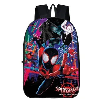 

16CM*29cm*42cm mavel Spiderman Parallel universe school bag Cartoon backpack student backpack Lighten up boys