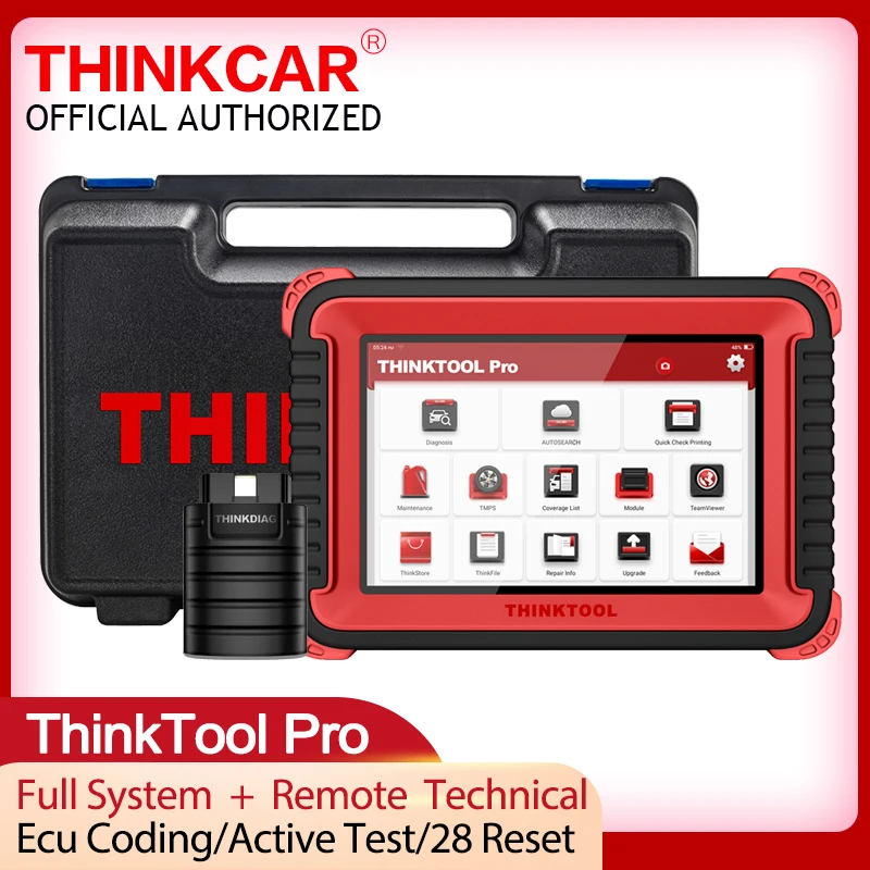 THINKCAR THINKTOOL Pro Профессиональный OBDII считыватель кодов полный сканер системы с 28