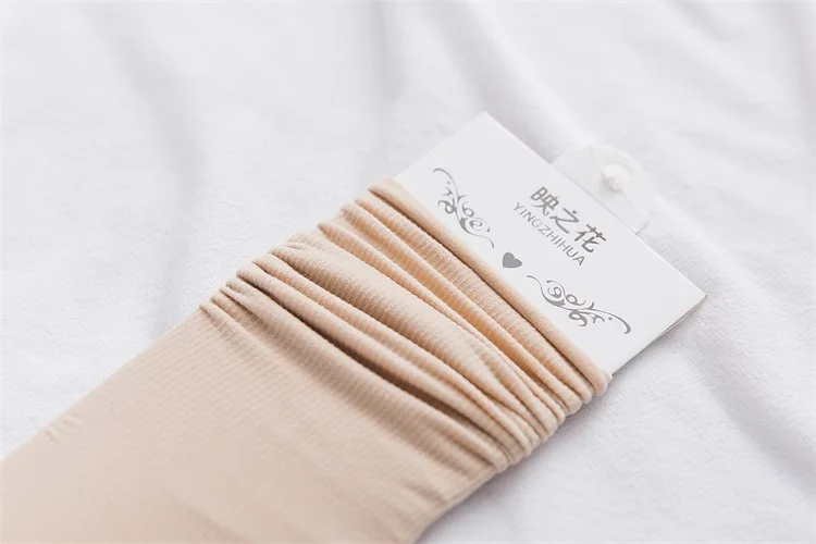 Spring And Summer Thin Velvet Bunching Socks Women's Korean-style Thin Strips College Style WOMEN'S Socks Candy Color Stock