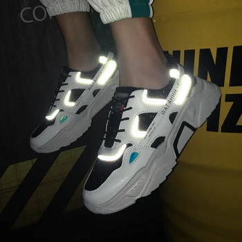 

Yuppy Soul 2020 New Men Fashion Shoes Fluorescence Shoes Men Casual Shoes Breathable Hard-Wearing Casual Shoe Comfortable