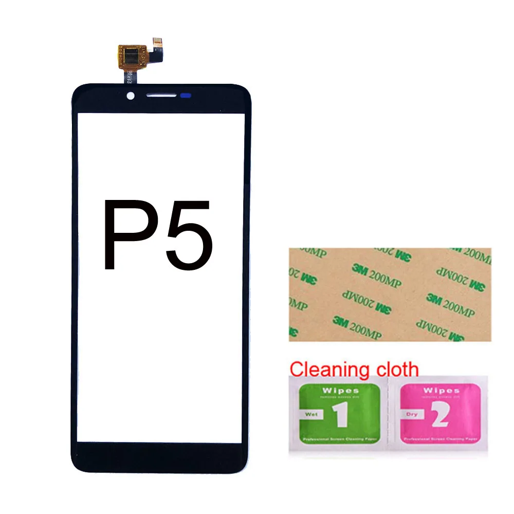 Сенсорный экран для Doopro P2/P3/P5 сенсорный экран дигитайзер сенсор стеклянная панель Замена - Цвет: P5 Black