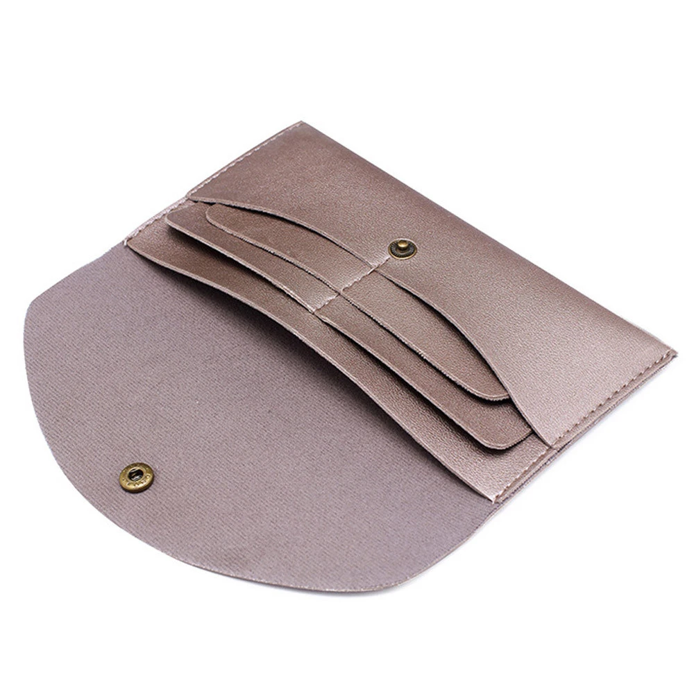 High Capacity Leather Men Wallet Women Long Purse Male Slim Female Credit Card Holder Thin Mobile Phone Bag Clutch Ladies 816