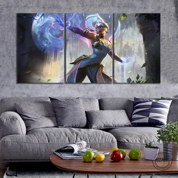 

The Enlightened One Dawnbringer Karma League of Legends Game Poster Canvas Art HD Wall Paintings for Bedroom Decor