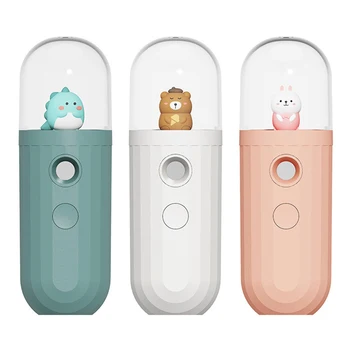 

Cartoon Mini Nano Facial Sprayer Water Steaming Humidifier Moisturizing Vaporizer nebulizer Mist Sprayer For Face Hydrating