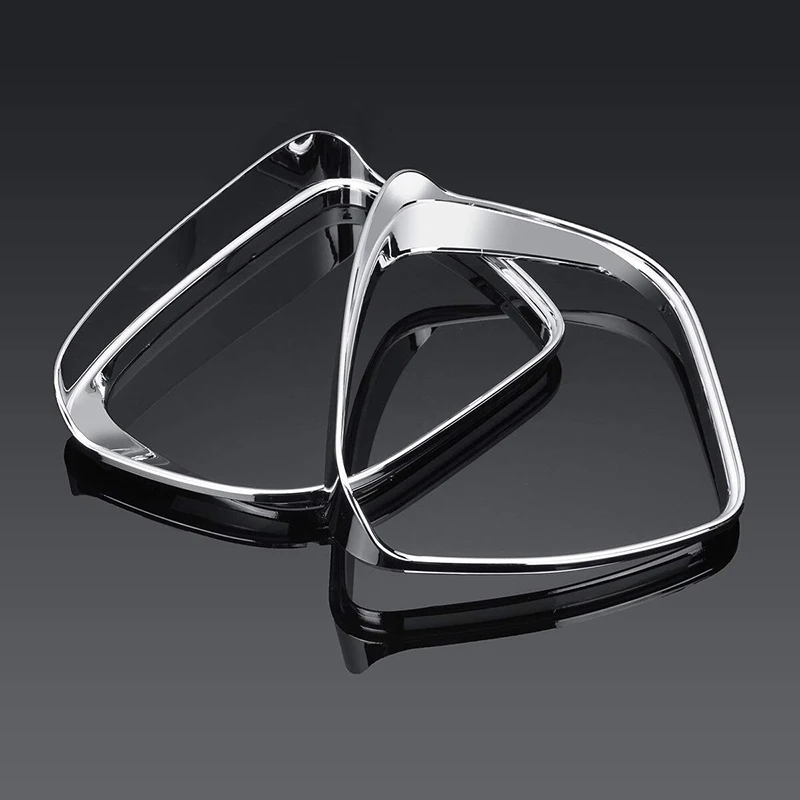 Зеркало заднего вида дождь брови рамка Крышка Накладка для Nissan Juke Стайлинг- ABS хром