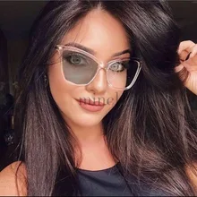 Новые анти-УФ-отражающие прогрессивные многофокусные очки с переходом от солнца фотохромные очки для чтения женские для дальнозоркости Far Diopter NX