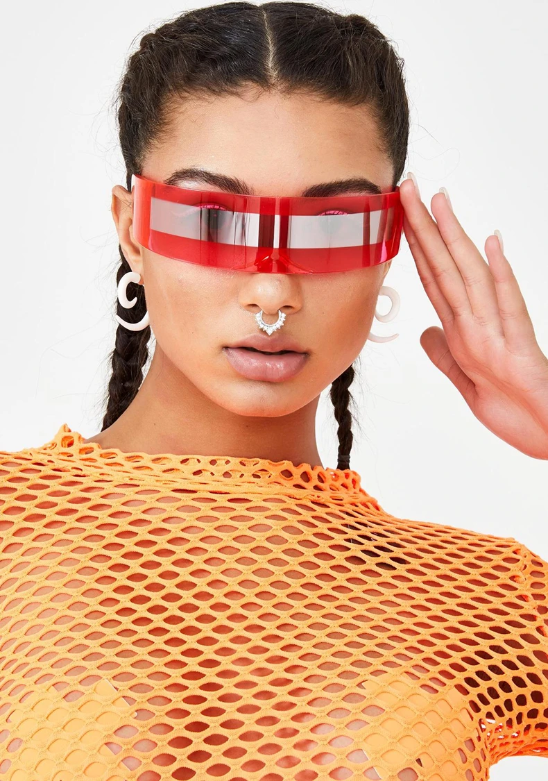 NYWOOH Future wrap Around Goggle женские мужские солнцезащитные очки странные Сиамские модные очки солнцезащитные очки для вечеринок