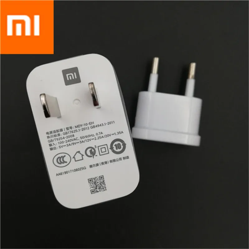 Xiao mi 9 mi 9 быстрое зарядное устройство QC4.0 27 Вт Быстрая Зарядка адаптер type C кабель для mi 9 8 SE 9T 6 A2 A1 5 красный mi Note 7 K20 Pro