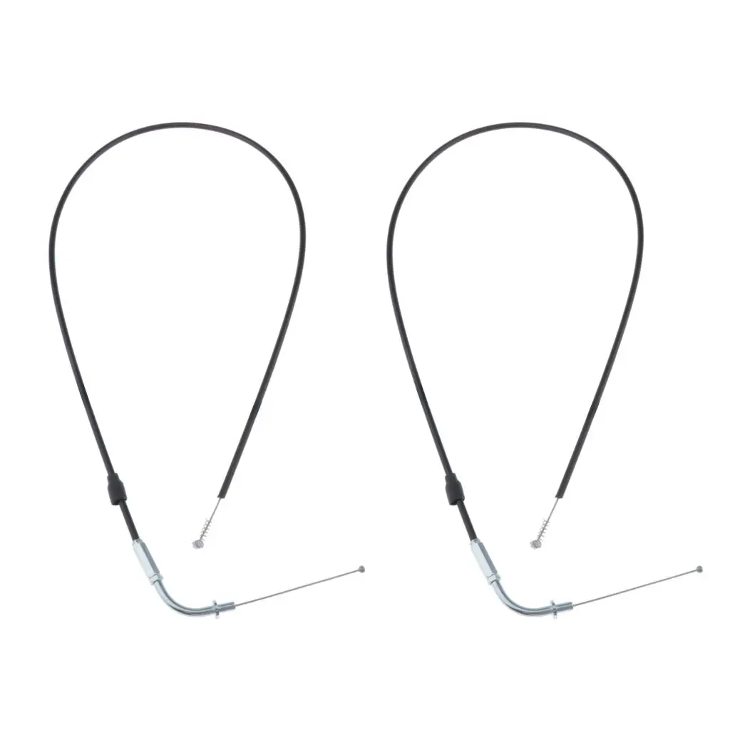 2pcs Motorcycle Throttle Cable Line Assembly for Harley XL1200 XL883 1200 883 110cm 43.3" Long |