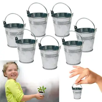 

Mini 5.5cm Iron Bucket Gifts Candy Pail Containers with Handle Party Favors used for decorations party favors during playtime