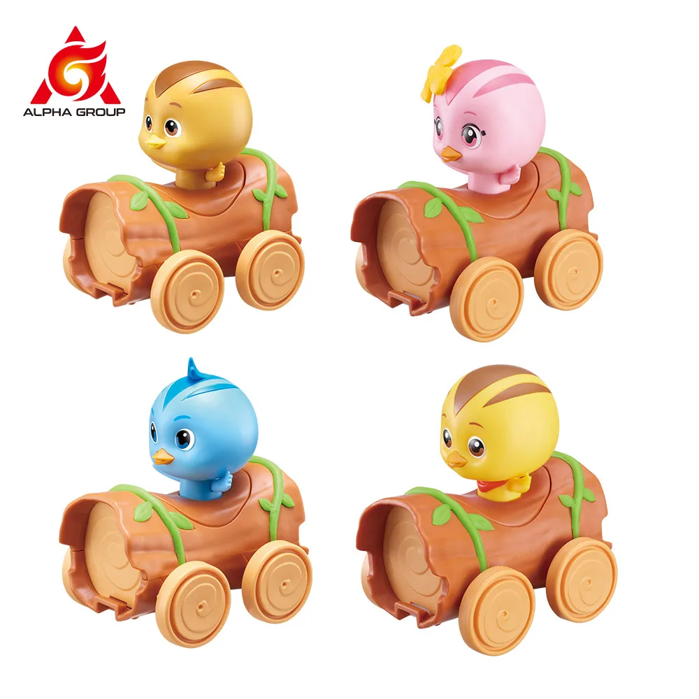 Katuri Animal в форме цыпленка press n go series Мобильная тележка детские игрушки развивающие