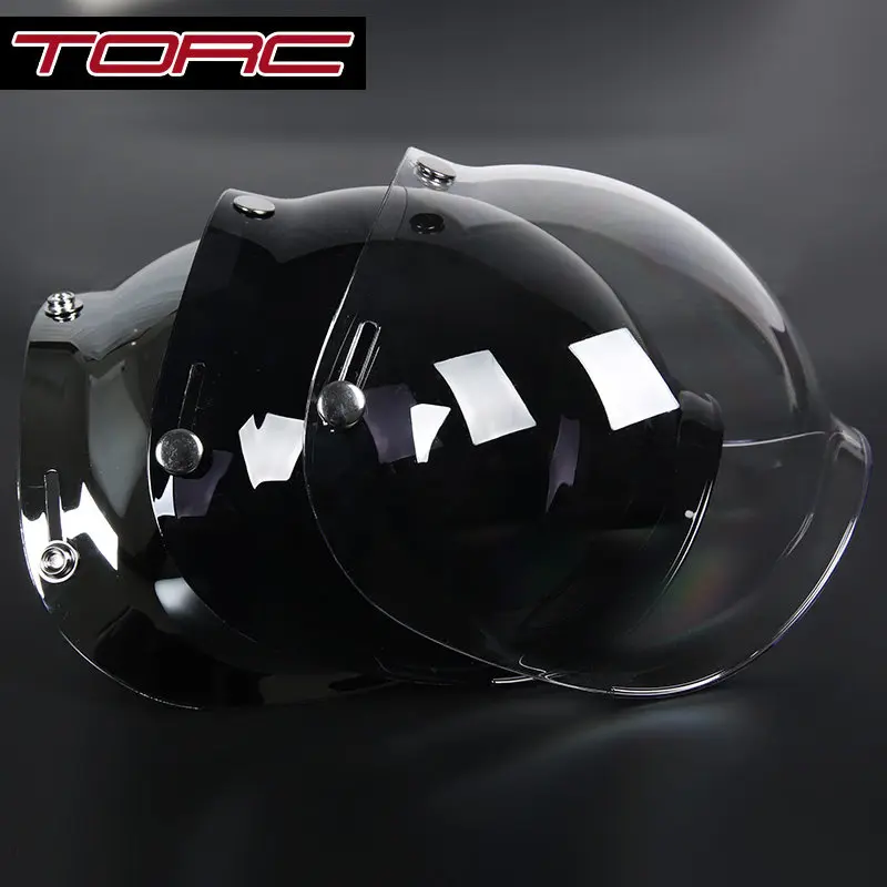 

TORC Motorcycle Helmet Shield Bubble Visor Lens Mask for TORC T50 One Size