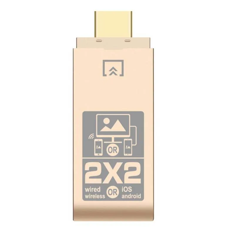 2,4G Беспроводная HDMI двойная система Двойной режим Wifi Дисплей приемник ТВ-палка Miracast Airplay зеркальный экран адаптер для iOS Android