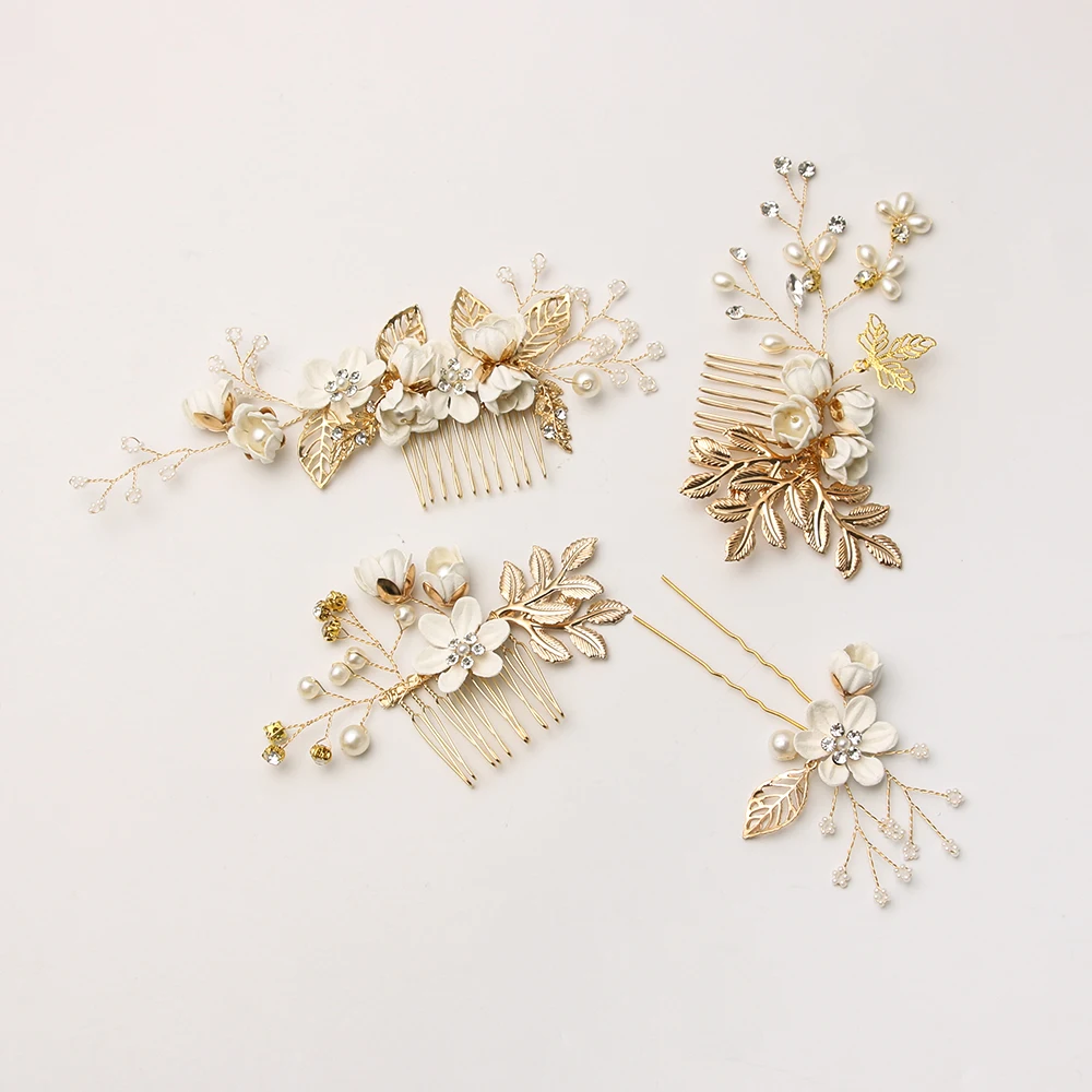 Hair Accessory Hair Clip Hair Headdress Bridal Headwear Hair Band Crown Hair Comb Jewelry Accessories Luxury Crystal Crown Hair Combs Romantic Wedding Bridal Clips Leaves Tiara Zinc Alloy Fine Jewelry Hair Pins Gifts