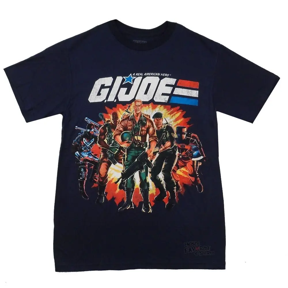 G.I. Joe Real American Heros 80 Лицензированная футболка для взрослых с героями мультфильмов