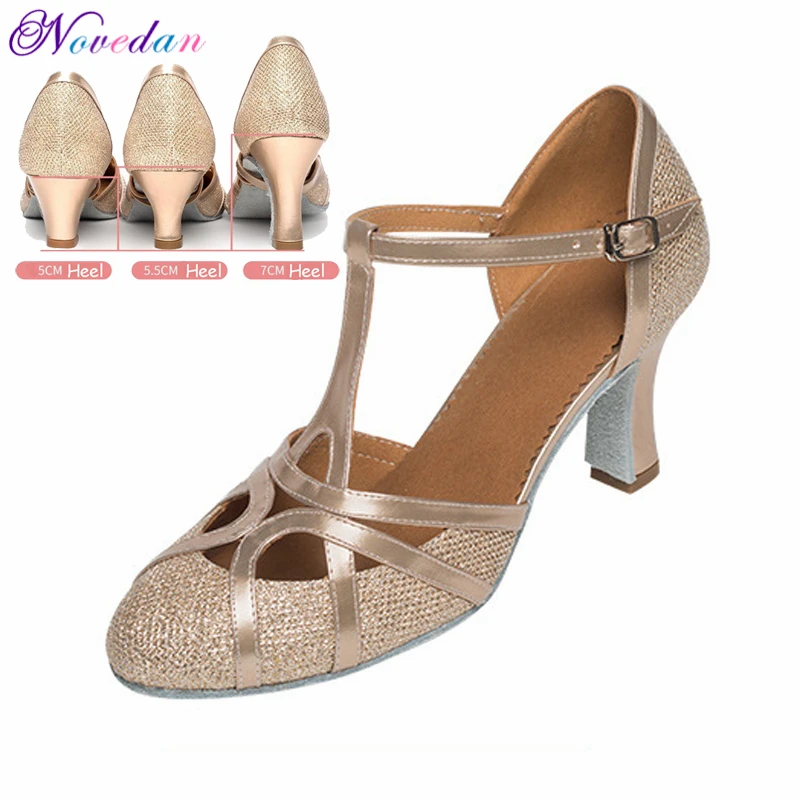 Nueva Epoca Christina Salsa Tango Dansschoenen Zwart Suède 7 cm Nueva Epoca Christina Salsa Tango Dansschoenen Zwart Suède 7 cm