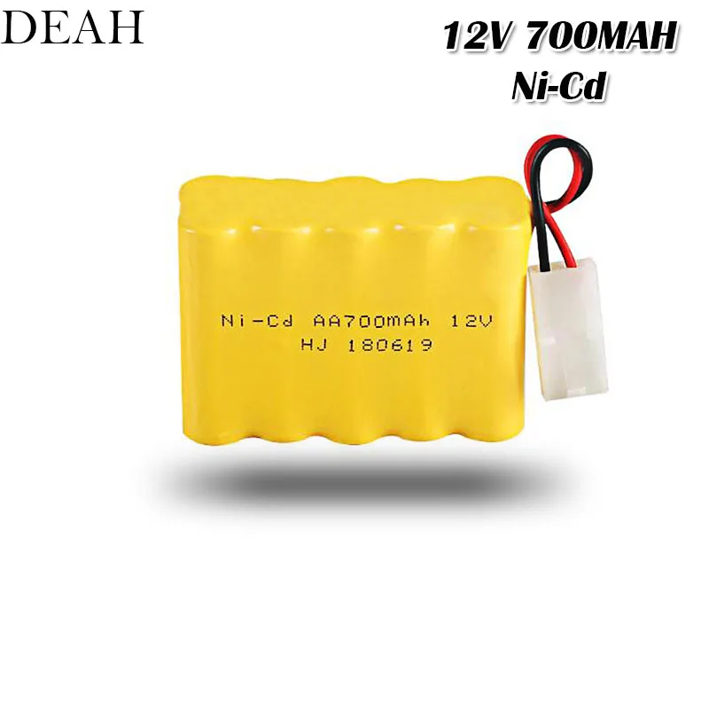1 шт. никель кадмиевый аккумулятор 12 в aa 700 мАч для радиоуправляемых моделей лодок