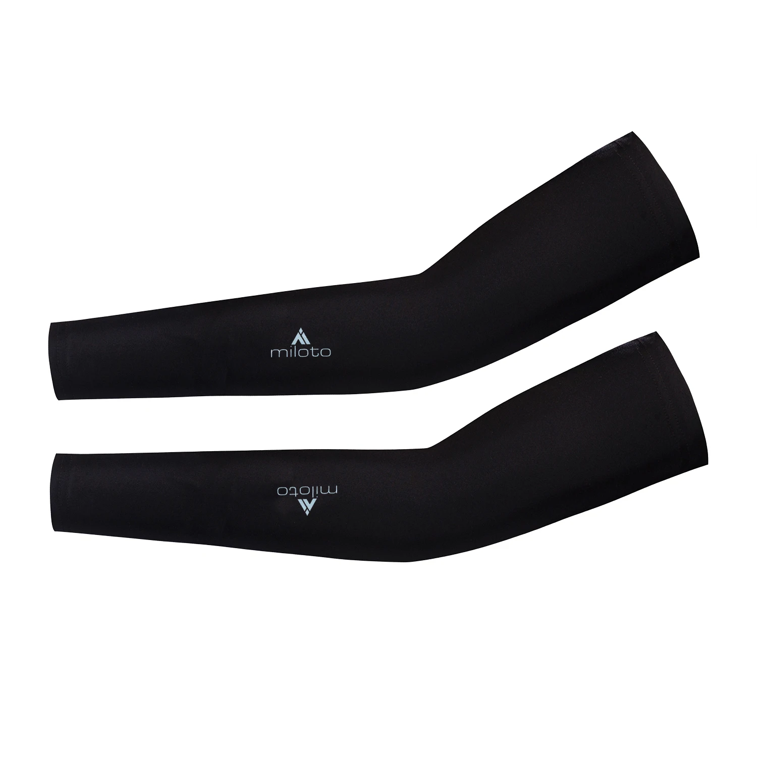 Lot Chauffe-jambes Et Bras Cyclisme Miltag Ronde - Taille L - Bleu/Noir