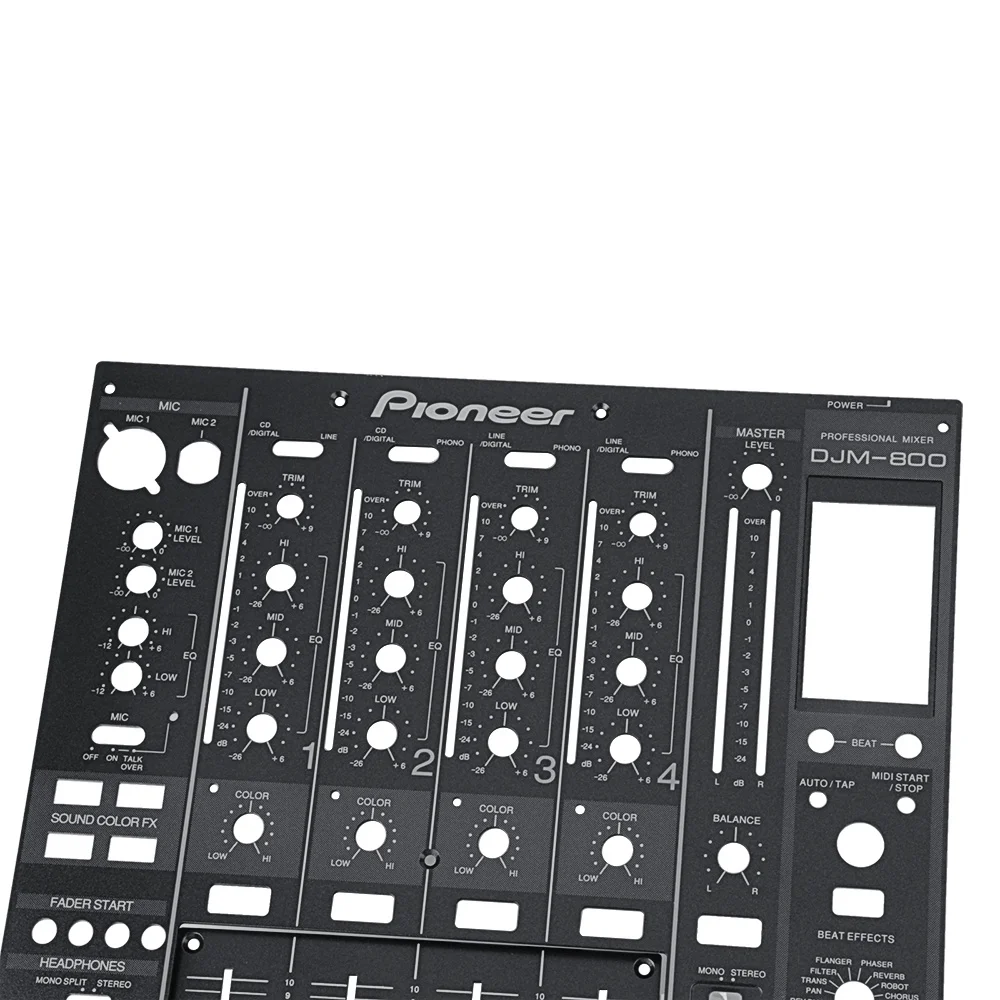 Painel de Música Mixer para Pioneer Facplaca Fader Painel Dah2427 Dah2426 Djm800 Djm-800 Dnb1144 - Image 2