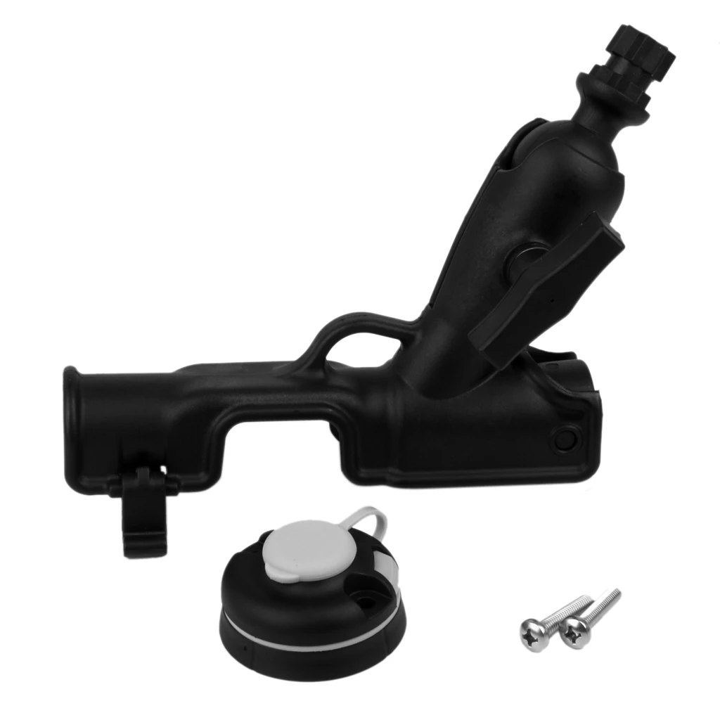 Adjustable Side  Boat Kayak Fishing Pole Rod Holder Bracket Black