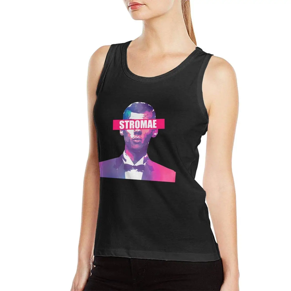 FGHFG Women's Sleeveless TFGHFG Shirt Womans Sexy Tops Black Tees Gift |