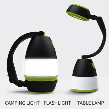 

USB Portable LED Outdoor Camping light Fold Flashlights Table Lamp Tent/Room/Reading Night Lighting Rechargebale led torch
