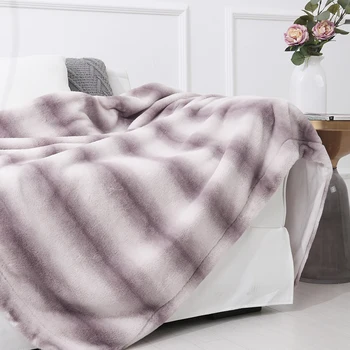 

Super Soft Fluffy Rabbit Fur Plush Blanket Chunky Warm Sofa Twin Full Size Soft Mink Throw Couch Chair Bed Blankets