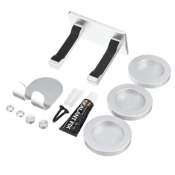 

New Hair Dryer Holder Rack Wall Mounted Bracket Hook Set Hair Dryer Stand Bathroom Stainless Steel Hair Dryer Plug Storage Organ