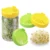 1pc Новейший Высокий Qulity 86mm Bean Seed Screen Plastic Sprouting Strainer Крышки Крышки Крышка Для Широкой Банки Каменщика