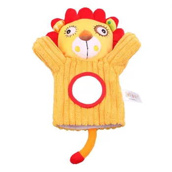 

Cute Cartoon Animal Finger Puppet Plush Toys Baby Favor Doll Finger Puppets Rattles Bell Cute Doll For Early Education